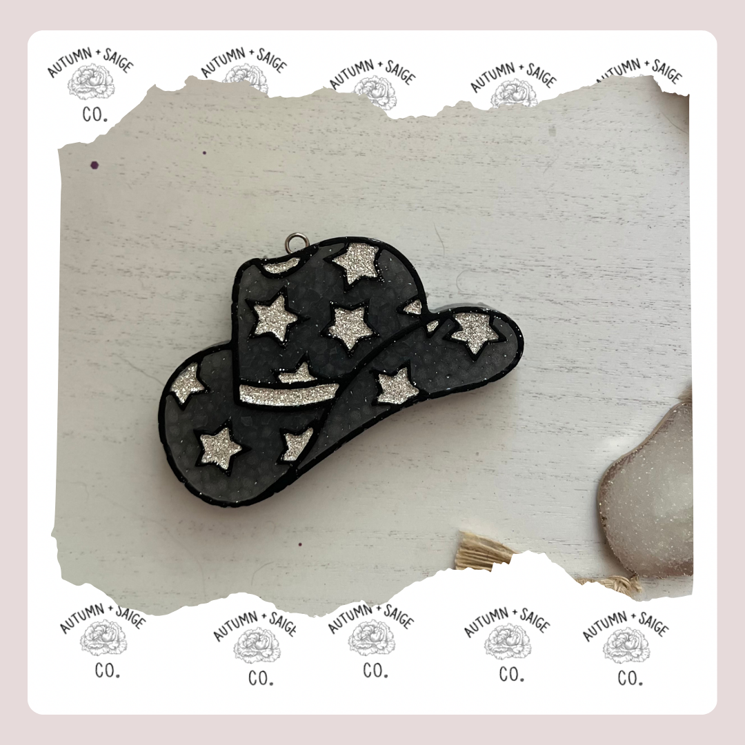 Cowgirl Hat Black