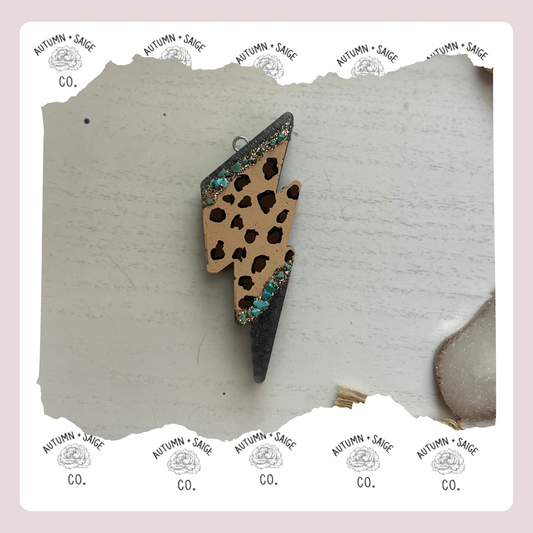 Lightning Bolt Cheetah Freshie