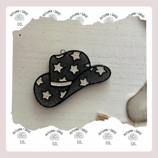 Cowgirl Hat Black