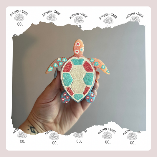Floral Turtle Freshie