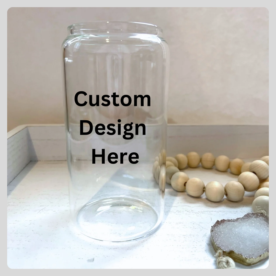 Custom 16 oz Glass Can Cup
