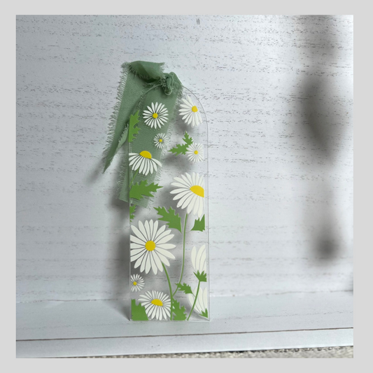 Daisy Floral Bookmark