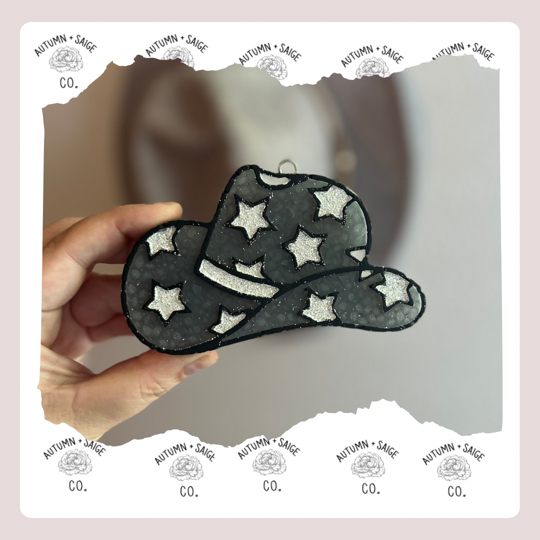 Cowgirl Hat Black