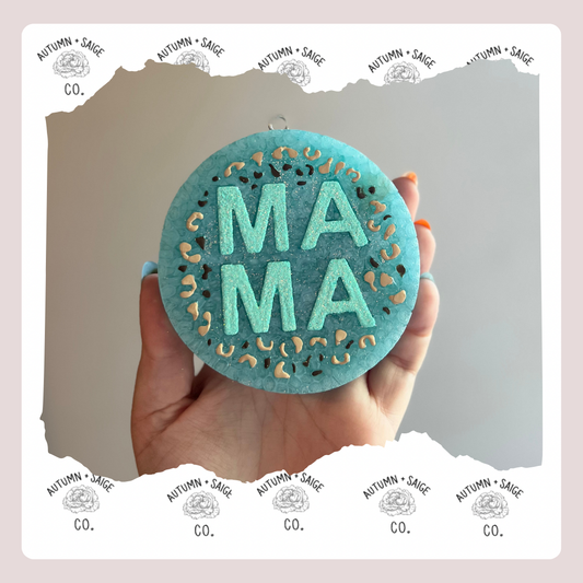 Teal Mama Cheetah Freshie