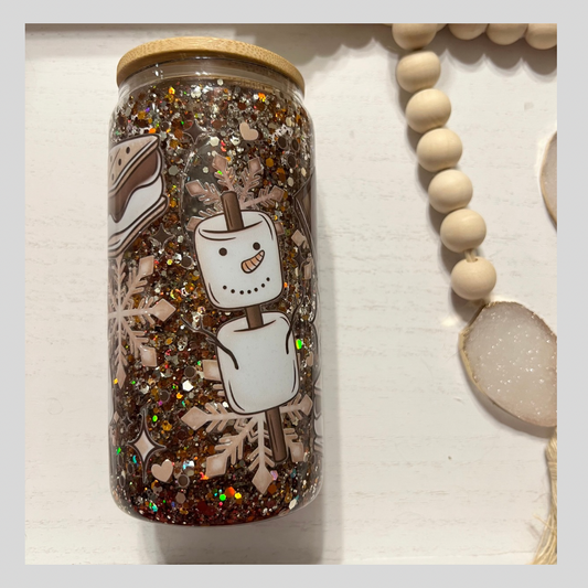 Snowman Smores Snow Globe